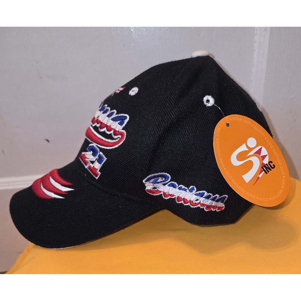 Boricua 21 Hat. Puerto Rico. Flag. Star - Picture 2 of 3